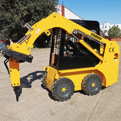 Epa4 Euro5 Compact Skid Steer Loader With Hydraulic Breaker Hydrostatic Drive