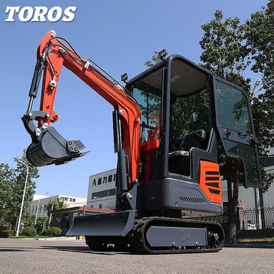 High Efficiently 1.2T Mini Crawler Excavator For Landscaping Gardening