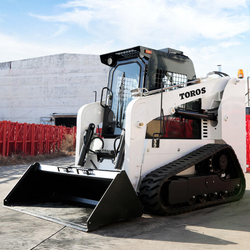 Epa4 Euro5 Compact Skid Steer Loader With Hydraulic Breaker Hydrostatic Drive