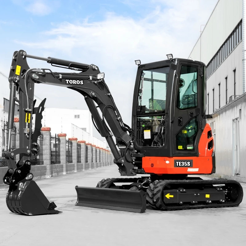 3.5 Ton Mini Hydraulic Excavator Max Digging Radius 4845mm Max Digging Depth 2880mm
