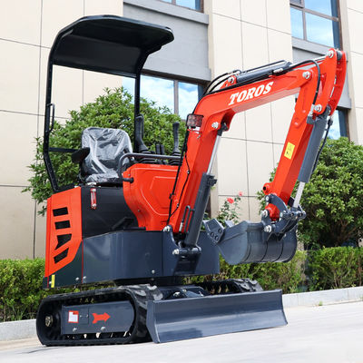 Çok fonksiyonel Toros Mini Ekskavatör 1 Ton Koop Motoru ile Mikro Kazı