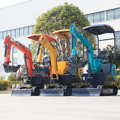 Dayanıklı 1.2 Ton Ev Kullanımı Mini Kazı makinesi 0.2m3 kova kapasitesi ile