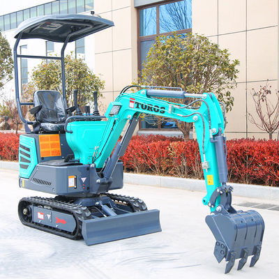 Çok Fonksiyonlu Küçük Mini Ekskavatör Makinesi 1200kg Yüksek Verimlilik
