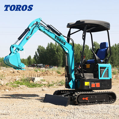 19KW Toros Mini Kazıcı Hidrolik 1.5 Ton Mini Kazıcı Ev Kullanımı