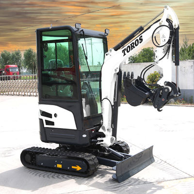 11.8KW 2600rpm 1.8 Ton Mini Excavator Çiftlik için Küçük Kazı Makinesi