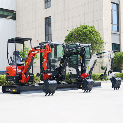 11.8KW 2600rpm 1.8 Ton Mini Excavator Çiftlik için Küçük Kazı Makinesi