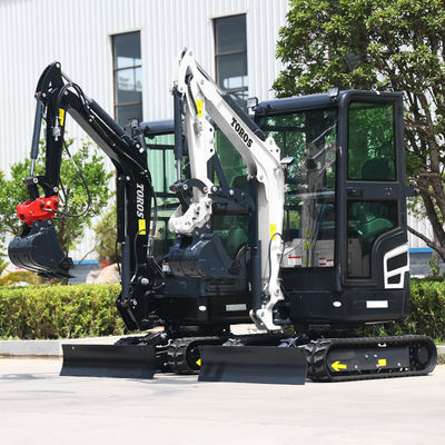 11.8KW 2600rpm 1.8 Ton Mini Excavator Çiftlik için Küçük Kazı Makinesi