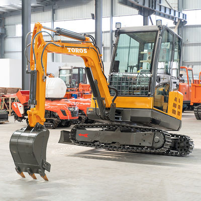 İnşaat alanı 3 ton Toros mini kazıcı Küçük toprak taşıma makineleri