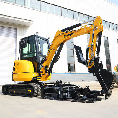 Kompakt Güvenilir TE-35'ler Mini Hidrolik Kazıcı 0.09m3 kova kapasitesi ile