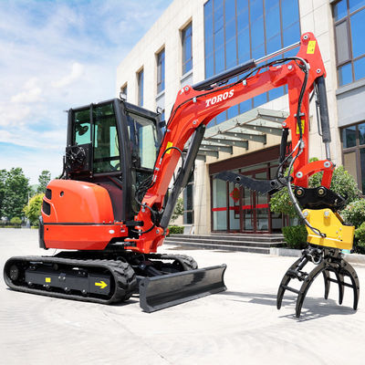 Toros 3,5 Tonluk Mini Ekskavatör Minibagger Kompakt Kazma Ekipmanları
