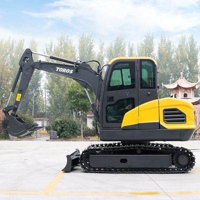 Güçlü 1.2 tonluk Mini Hidrolik Kazı makinesi 1200 mm yol uzunluğu ile