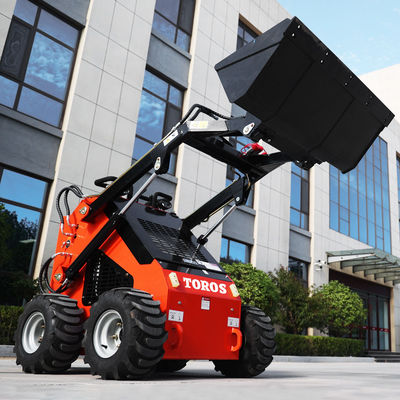 18.2KW Mini Skid Steer Loader Kompakt Front End Loader Çok amaçlı