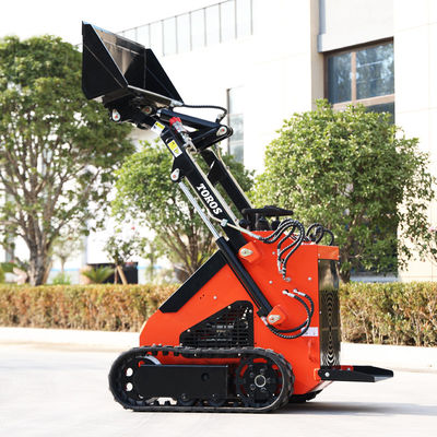2-4Mph Mini Skid Steer Loader 2 Tipping Load Kapalı Döngülü Hidrolik Sistem