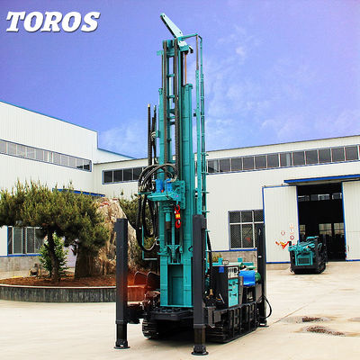 YUCHAI Motor Dizel Motorlu 300mm Su Kuyusu Sondajı 7000kg Ağırlık
