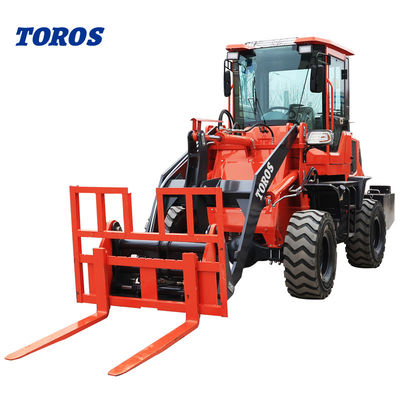 Yüksek Çalışma Verimliliği 3000Kg Tekerlekli Yükleyici Makine 1 Yıllık Garanti