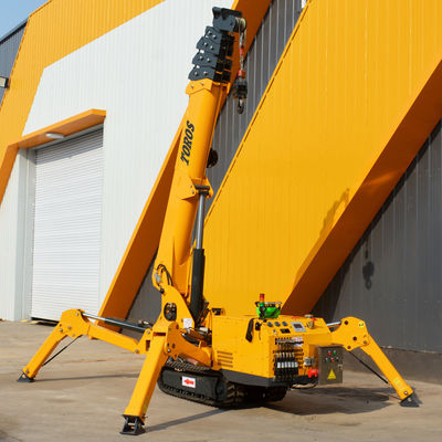 EPA onayı Küçük 3 tonluk Örümcek vinci 5 tonluk sürünen vinci Boom Lift