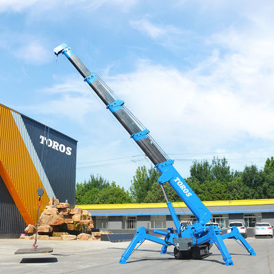 EPA onayı Küçük 3 tonluk Örümcek vinci 5 tonluk sürünen vinci Boom Lift