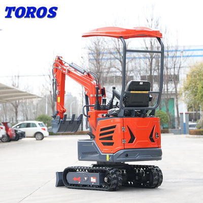 Ticari 1.2 tonluk kazıcı hidrolik küçük sürünen kazıcı 20hp