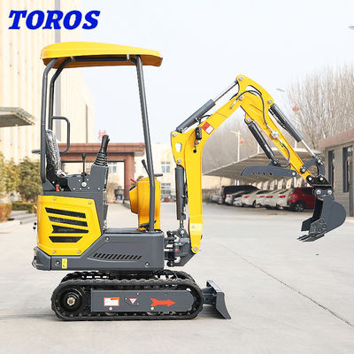 Çince Sarı 1.2 Ton Mikro Mini Kazıcı Özelleştirme Kabul edilebilir