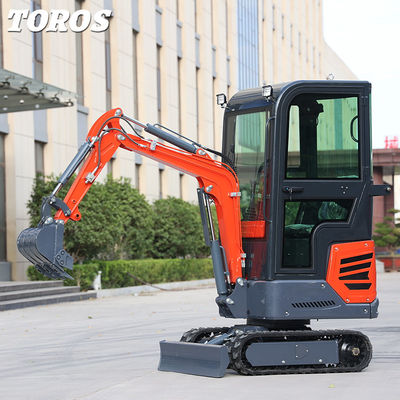 Yüksek Manevrabilite Küçük Mini Ekskavatör 1.2 Ton 2870mm Taşıma Uzunluğu