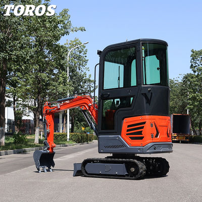 Yüksek manevra kabiliyeti 1.2 tonluk Mini Crawler Excavator 180mm Track Width