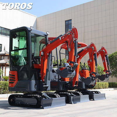 Çok amaçlı 1.2 tonluk hidrolik kompakt kazıcı Küçük toprak taşıma ekipmanları