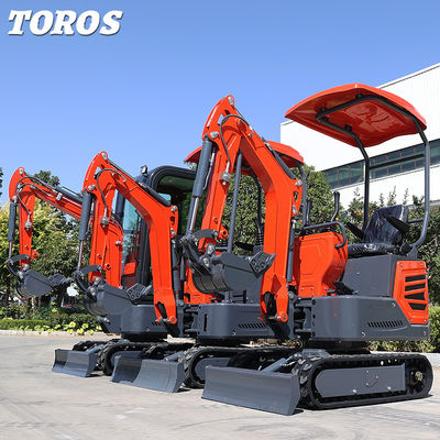 Küçük ölçekli projeler için ayarlanabilir hızlı Mini Crawler Excavator 1.2T