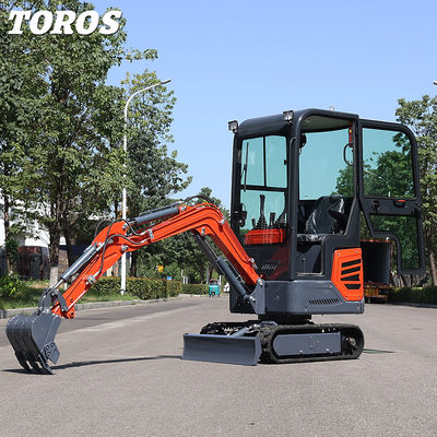 Küçük ölçekli projeler için ayarlanabilir hızlı Mini Crawler Excavator 1.2T