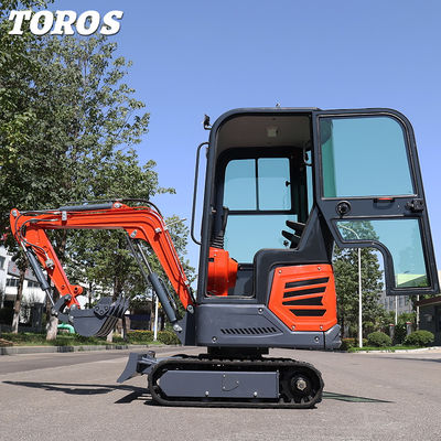 Yüksek Güçlü Dayanıklı Kompakt Sürünen Ekskavatör 1.2 Ton Kolay Çalışma