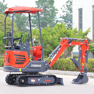 Çok amaçlı 1.2 T kazıcı Küçük bahçe kazıcı 2870*930*2030mm Boyut