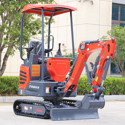 Yol işleri Mini Crawler Excavator 1200kg İnşaat Endüstriyel Kullanım