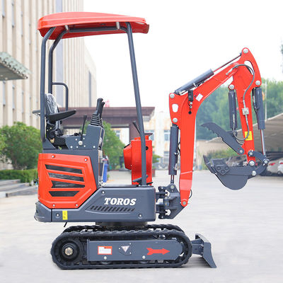 Küçük ölçekli projeler için ayarlanabilir hızlı Mini Crawler Excavator 1.2T