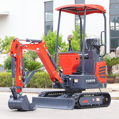 Yüksek manevra kabiliyeti 1.2 tonluk Mini Crawler Excavator 180mm Track Width