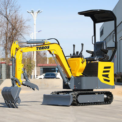 Çok fonksiyonel Toros Mini Ekskavatör 1 Ton Koop Motoru ile Mikro Kazı