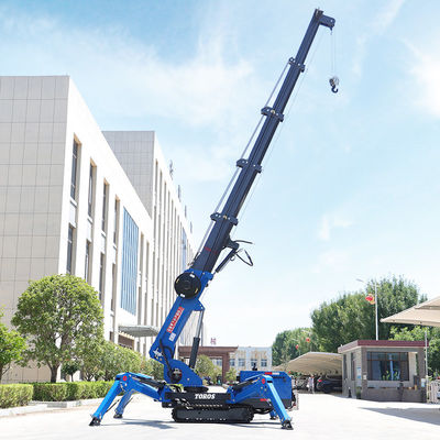 Commercial Blue Small Crawler Spider Crane 8000KG Kolay Çalışma