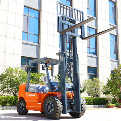 Güçlü direksiyon ağır yükler Dizel motor Forklift 3-6m kaldırma yüksekliği