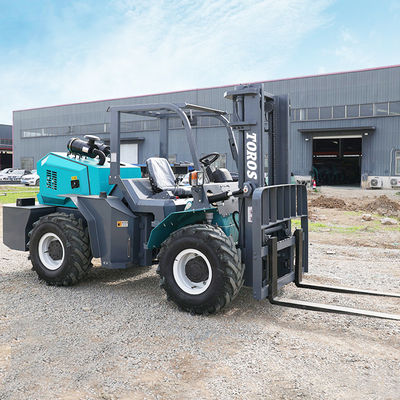 TOROS Güçlü Kompakt Sert Arazi Forklift Heavy Duty Malzeme Taşıma