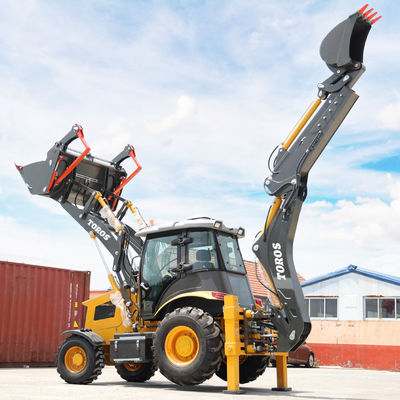 2500 kg Tekerlekli Backhoe Yükleyici Ekipmanı