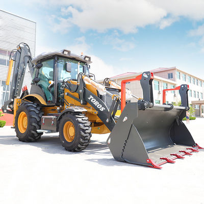 1m3 Kovlu Backhoe Yükleyici Makine İnşaat İşleri için Kullanıcı Dostu