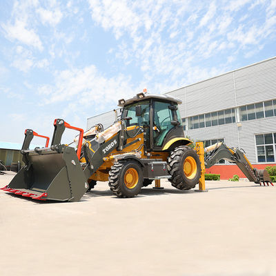 Çok fonksiyonel büyük backhoe yükleyici ekipmanı 8300kg toplam ağırlık