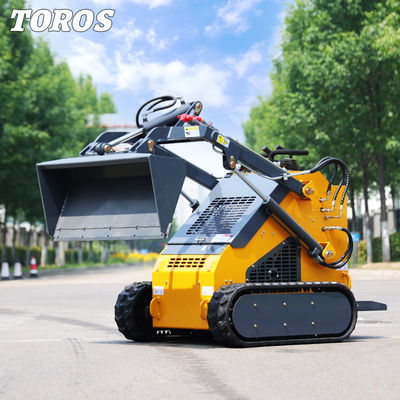 Çok fonksiyonel 25-35hp Mini Skid Steer Arkasında Dikil Küçük Skid Yükleyici