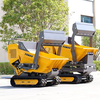 Bahçecilik 500kg Tracked Dumper Small Scale Düşük gürültü
