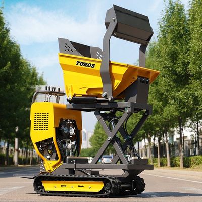 Verimli Mini Dumper 0,5 Ton 500kg En yüksek yük 1.1l Motor Yağı Kapasitesi