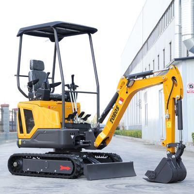 Güvenilir Mini Track Excavator 920mm Track Center Distance 10rpm Dönüş Hızı