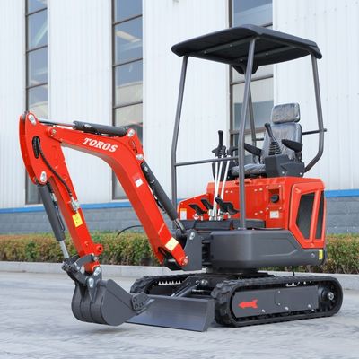 Madencilikte 16MPa Özelleştirilebilir Mini Crawler Excavator