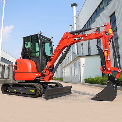 Toros 3.5 Ton Mini Kazıcı Kubota Motorlu Mikro Kazıcı Çok Fonksiyonlu Toplayıcı