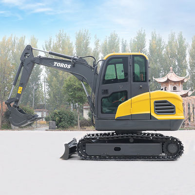 1800 mm Tekerlek Arası Küçük Kazı Makinesi 300 mm Çizgi Genişliği 4000kg