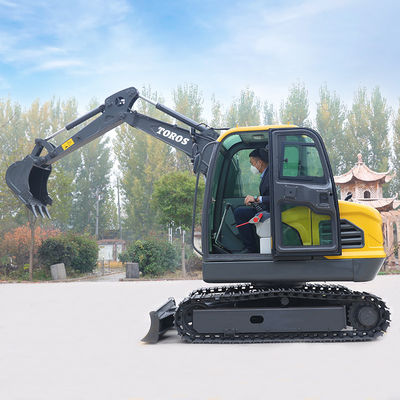 1400mm Tekerlek Başı 1820mm Min Kuyruk Swing Yarıçaplı Küçük Kazı Makinesi