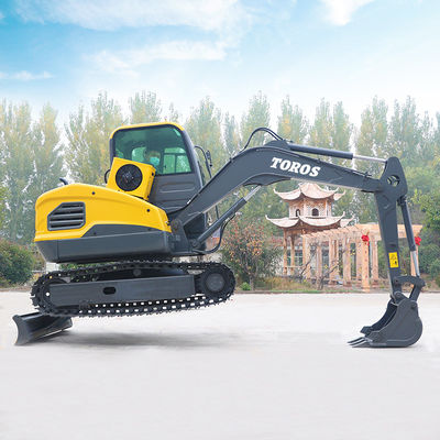 4000 kg Mini Kazı Makinesi 300mm Çizgi Genişliği Maksimum Kazma Yarıçapı 4730mm