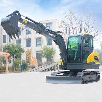 1800 mm tekerlek mesafesi 0.16m3 kova kapasitesi ile Mini Kazı Makinesi